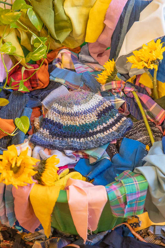 Crochet Bucket Hat - Drink More Water