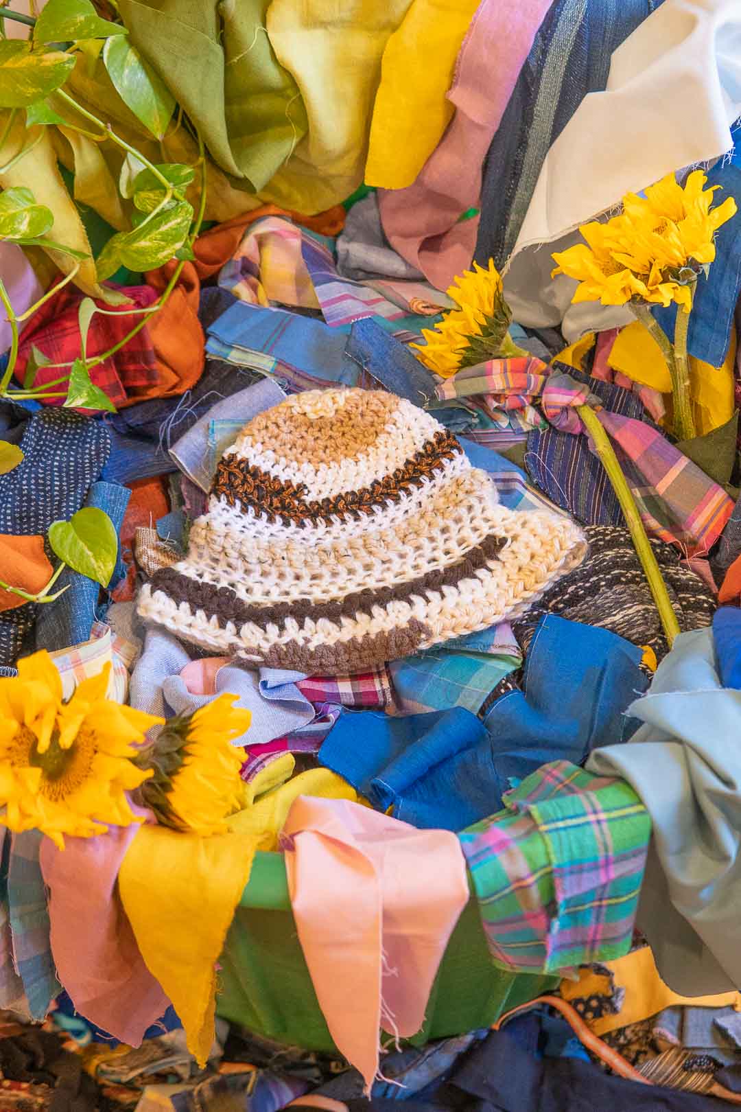 Crochet Bucket Hat - Biscuits and Gravy