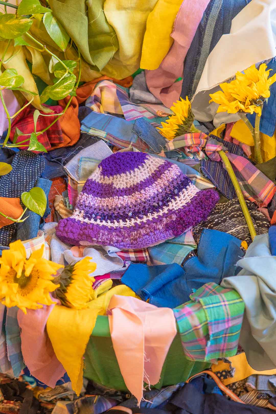 Crochet Bucket Hat - Wisterias are Nice