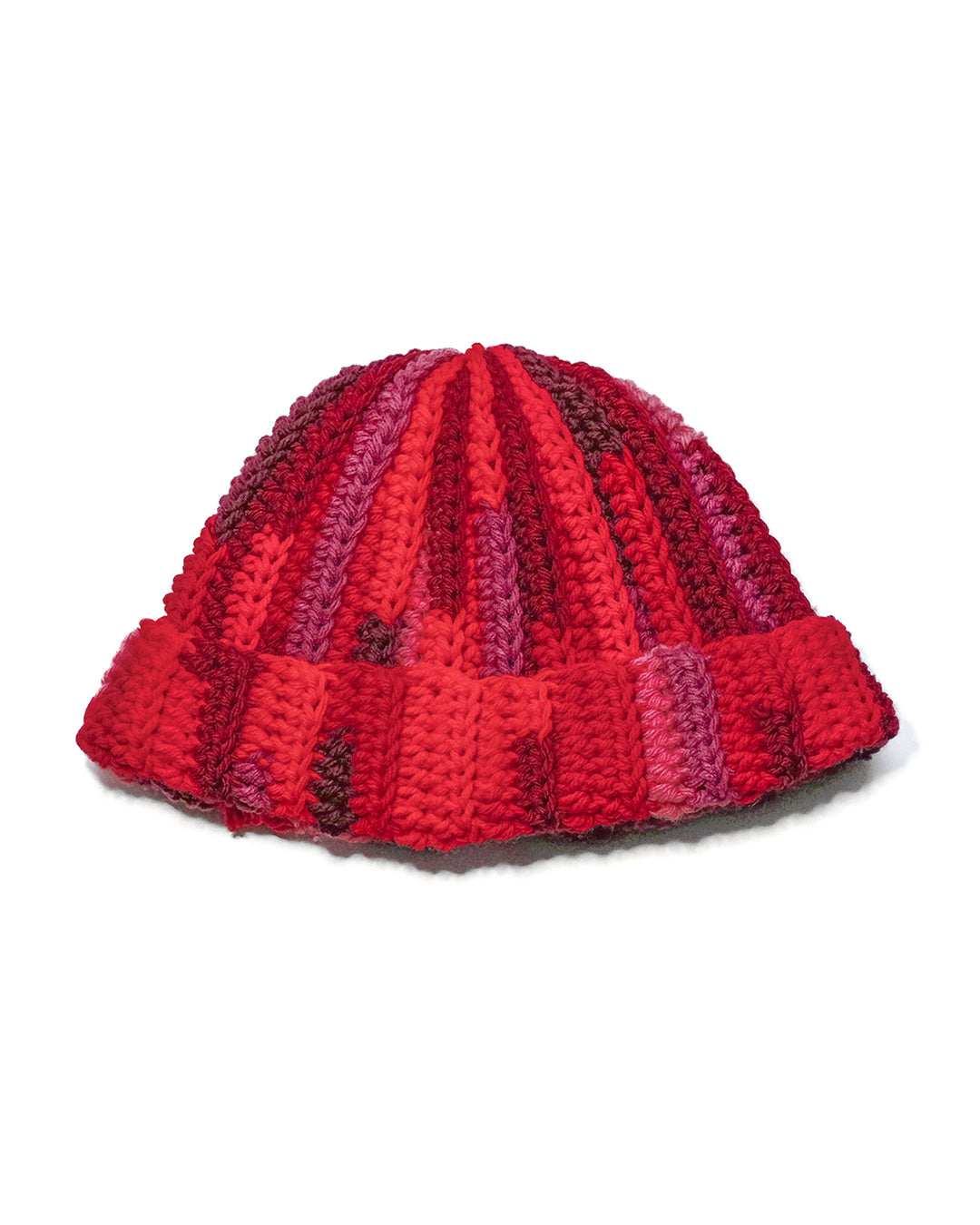 Crochet Beanie - Roses are Red