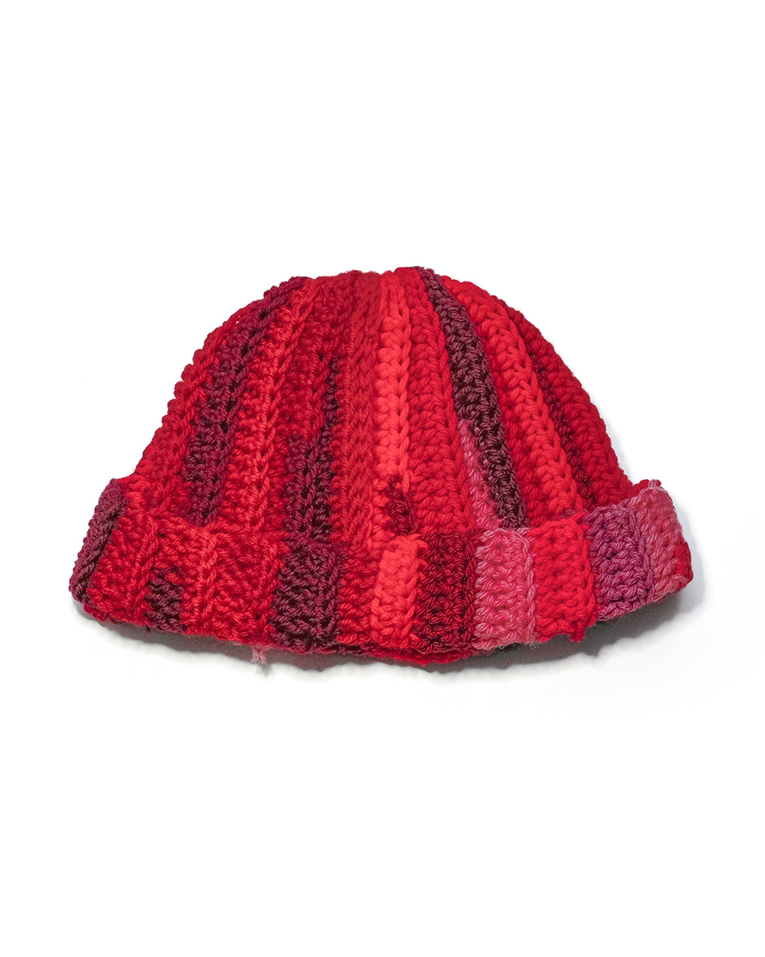 Crochet Beanie - Roses are Red