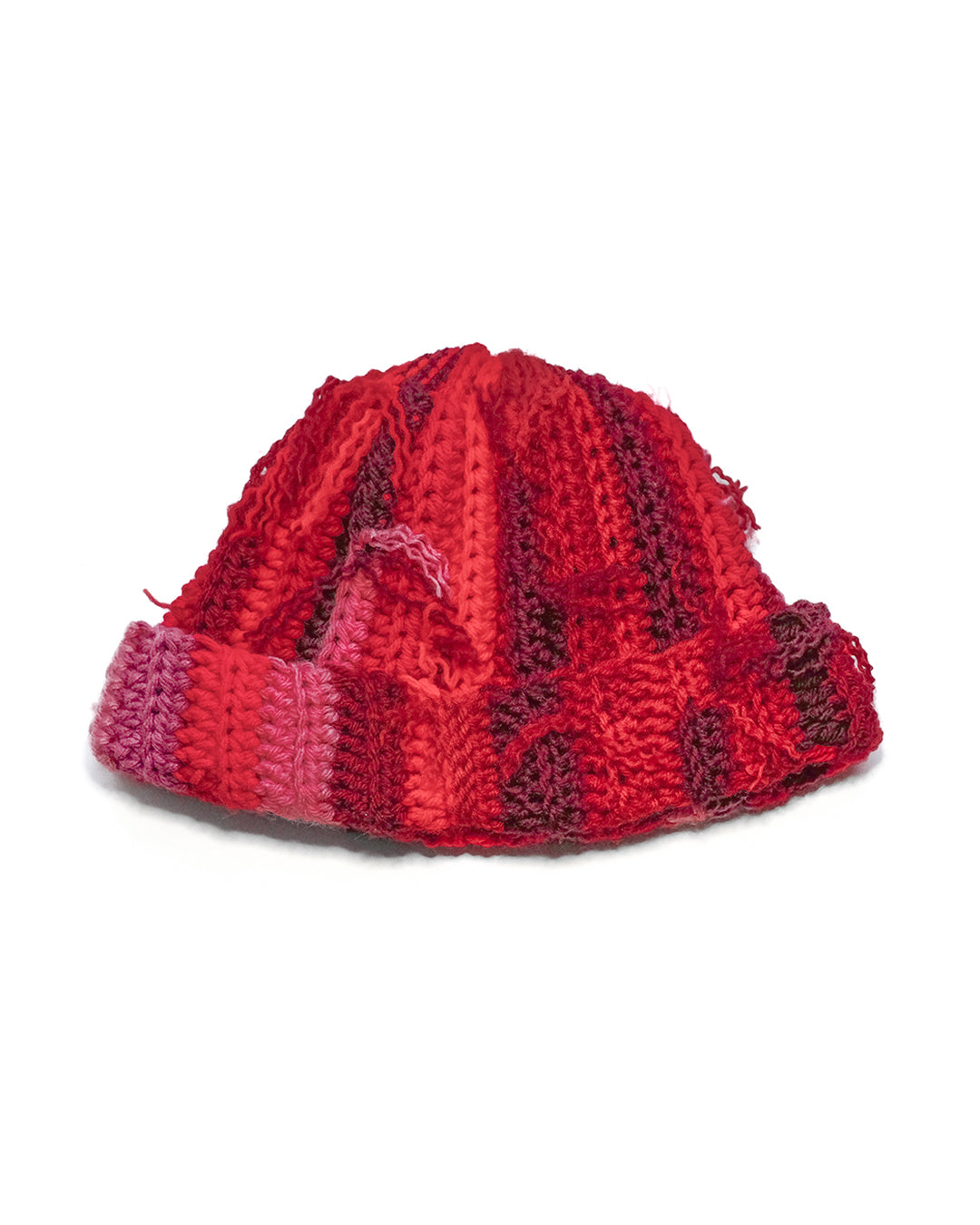 Crochet Beanie - Roses are Red